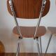 Duo de chaises en formica années 70