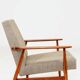 Scandinavian Lounge Chair Grey Soft Upholstery| Refurbished Vintage Ar