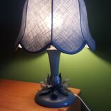 Ensemble de deux lampes et suspension vintage