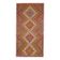 1970s Vintage Turkish Oushak Handmade Wool Cotton Orange Area Rug 179x353