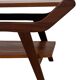 Vintage coffee table teak veneer 1960s design