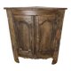 Encoignure galbée xixème en chêne