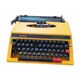 Yellow typewriter