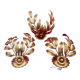Golden Leaf Appliques Hans Kögl Style 1960/70 Hollywood Re