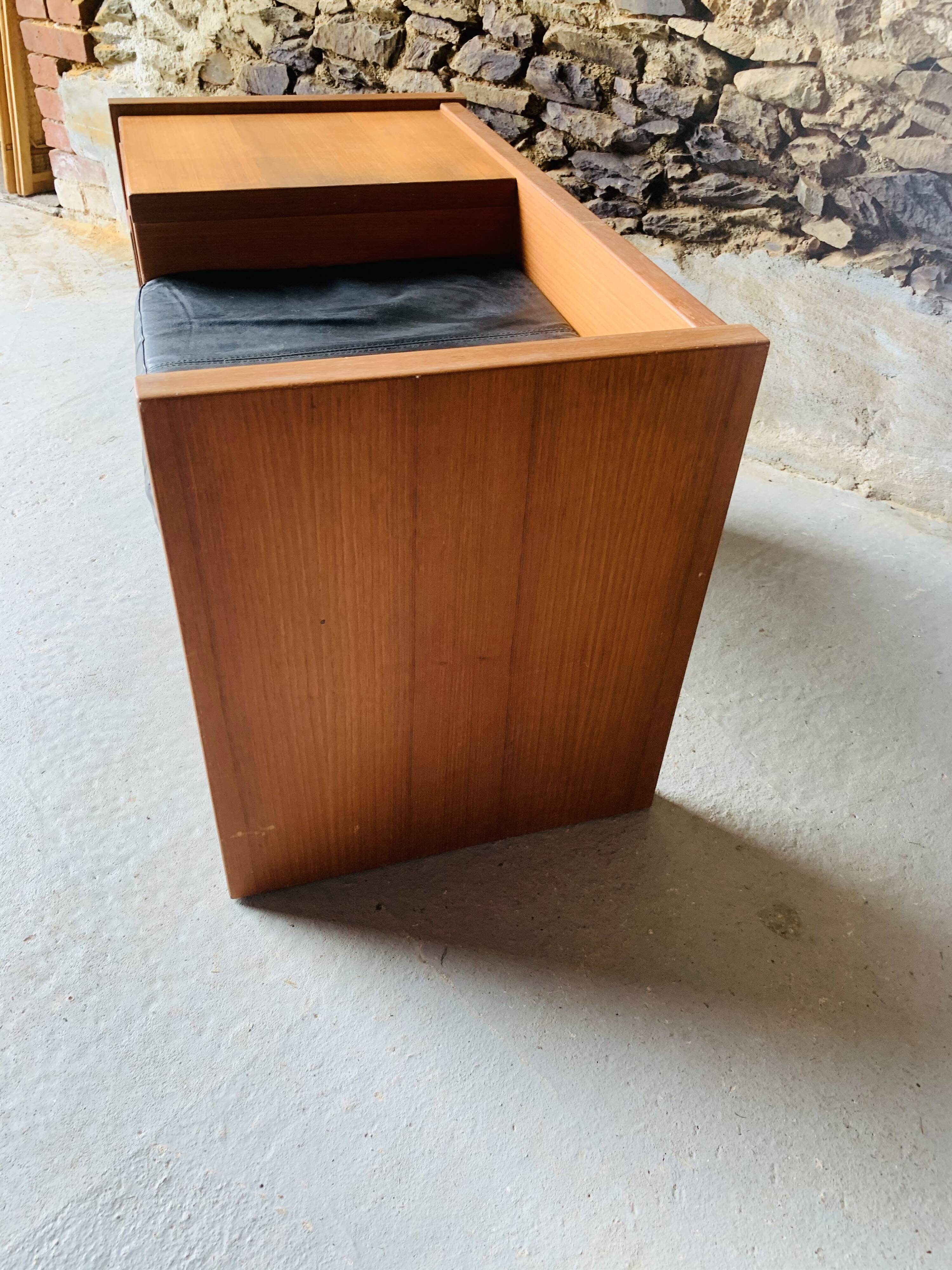 Wooden telephone cabinet