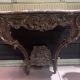 Louis XV console in carved and patinated wood, 18th century period
