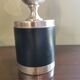 Vintage lamp 70 steel and leather