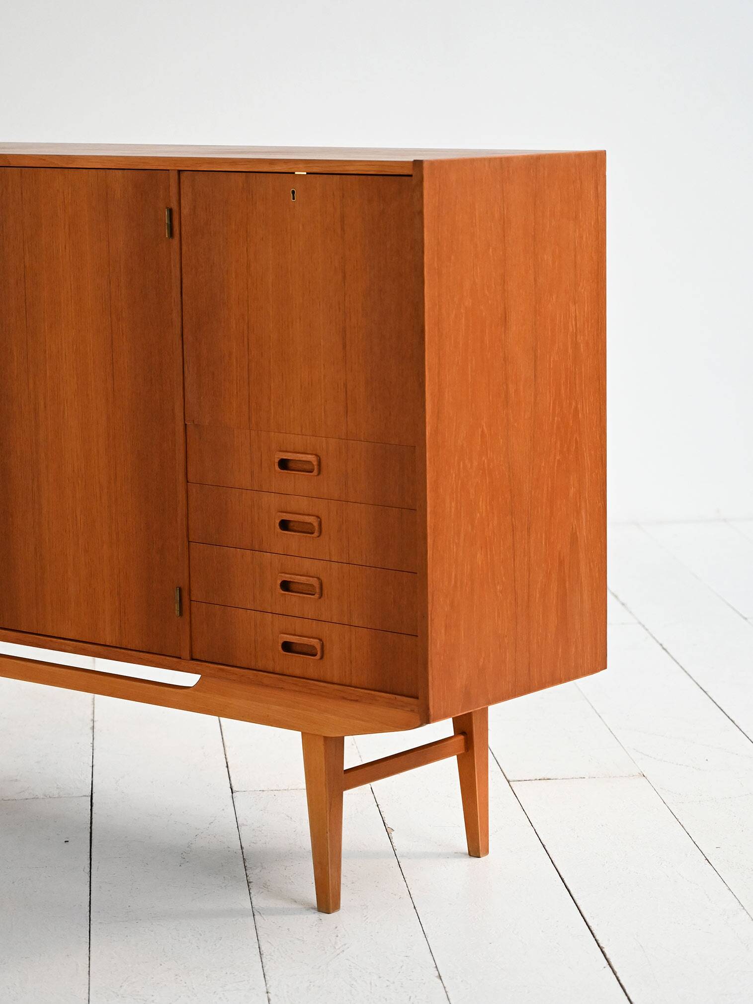 Scandinavian teak sideboard, 1950s-60s