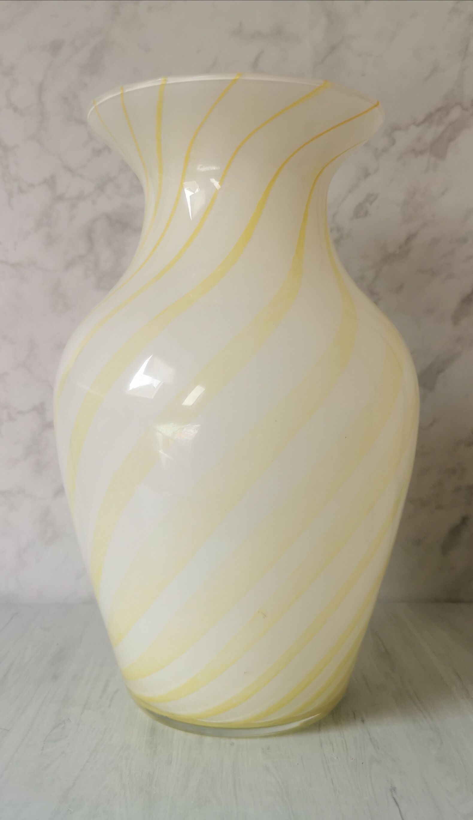 Blown glass vase Italy