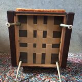 Vintage armchair in skaï