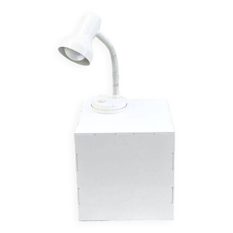 70s adjustable desk lamp, off-white