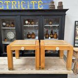 Pair of 80's bedside tables