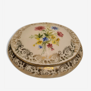 Candy porcelain Limoges floral decorations