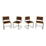 Set of 4 Marcel Breuer chairs Made in ITALY