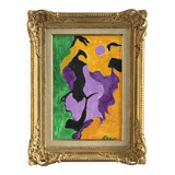 Serge reggiani, acrylic on canvas "la rouille ii" signed (1922 - 2004)