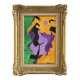 Serge reggiani, acrylic on canvas "la rouille ii" signed (1922 - 2004)