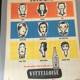 Vintage advertising to frame the vittelloise