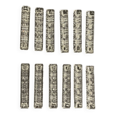 12 crystal knife holders