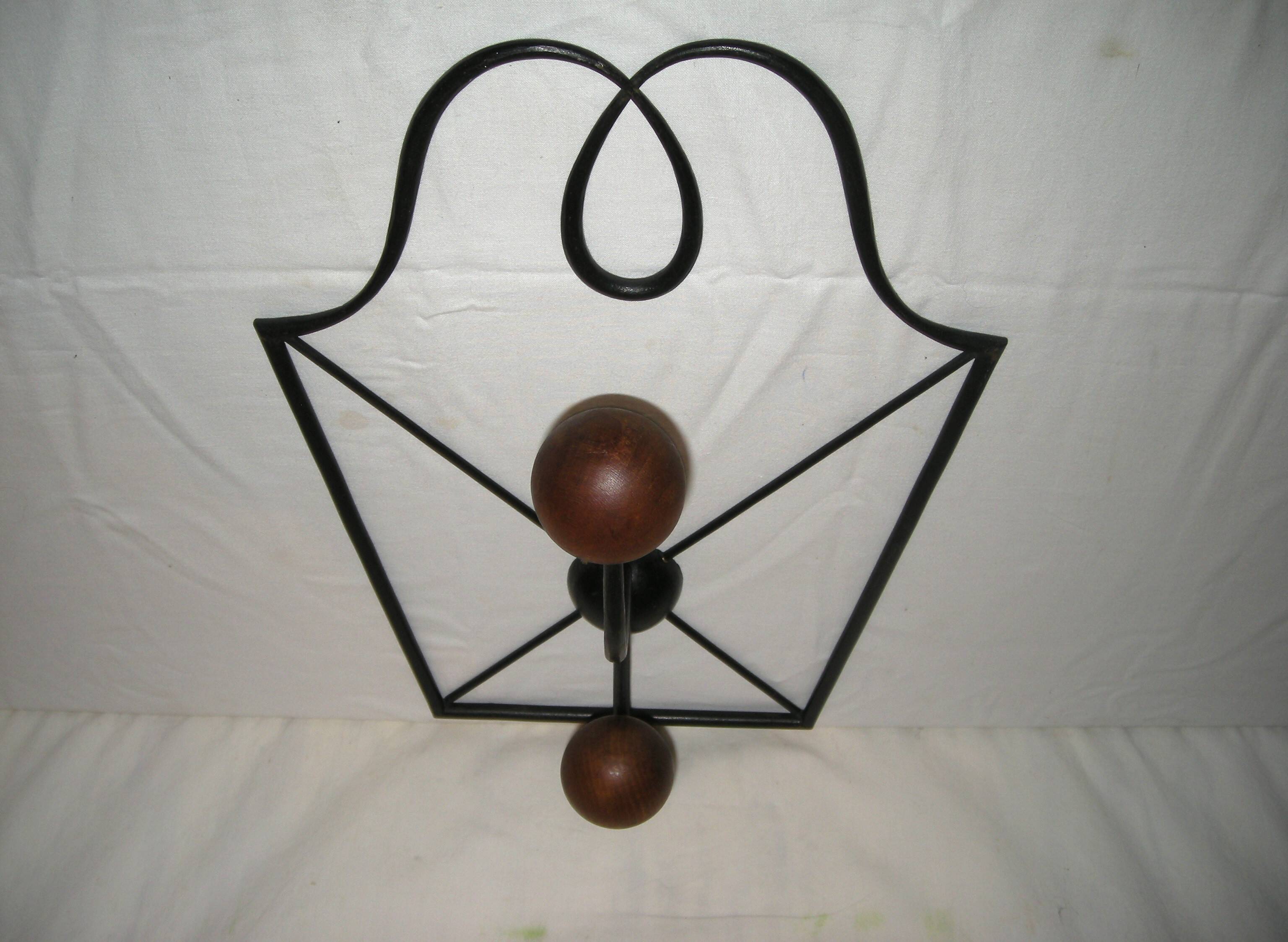 Paire de portemanteau muraldes années 40