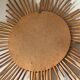 Vintage rattan sun mirror 60 years