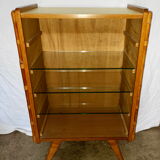 Bibus has 3 wooden and bamboo shelves from the 50s