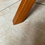 Removable wooden tray with folding legs