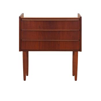 Teak chest of drawers, Danish design, 1970s, production: Denmark