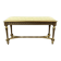 Antique gilded wooden bench in Louis XVI style, 19th century.