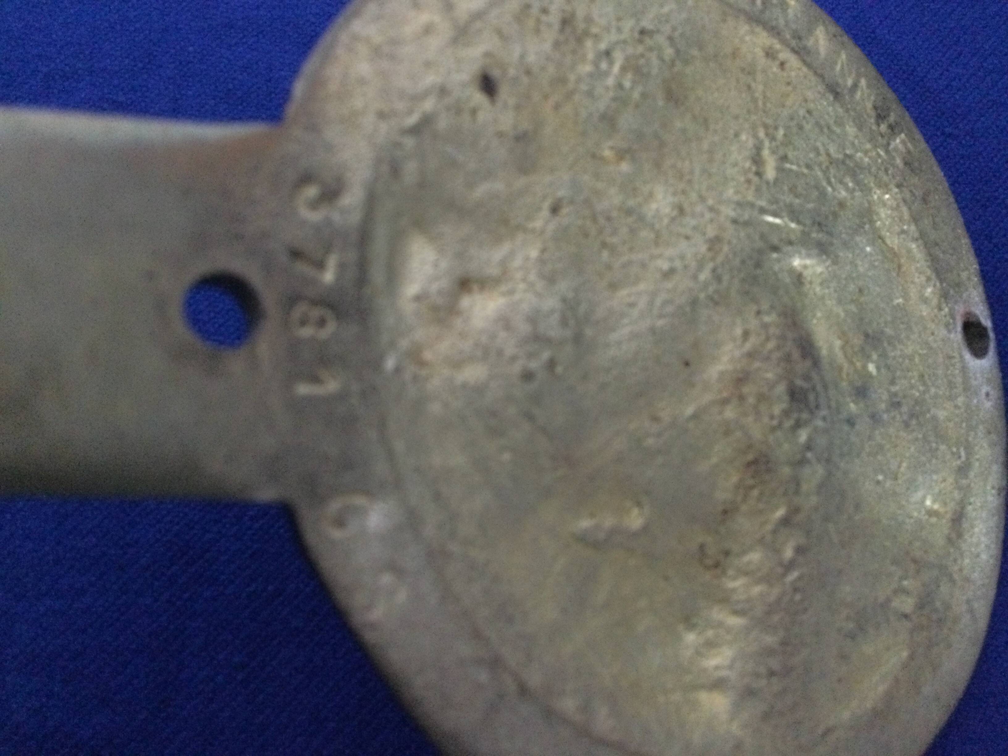 Gilded bronze wall hook numbered rider in armor