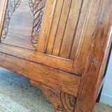 Art deco wardrobe, bonnetière, vintage furniture