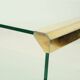 Italian Glass Coffee Table Gallotti & Radice Vintage Design 100cm