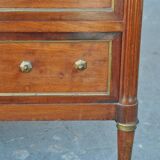 Commode à grattoir style Louis XVI acajou époque XVIIIème