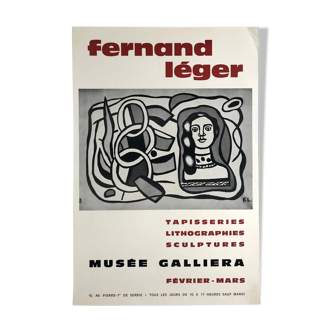 Original poster after Fernand LEGER, Musée Galliera, 1969