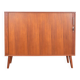 Mid-Century Danish Teak Tambour Doors Sideboard, 1960s.
