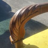 Pair of consulate era chairs in walnut