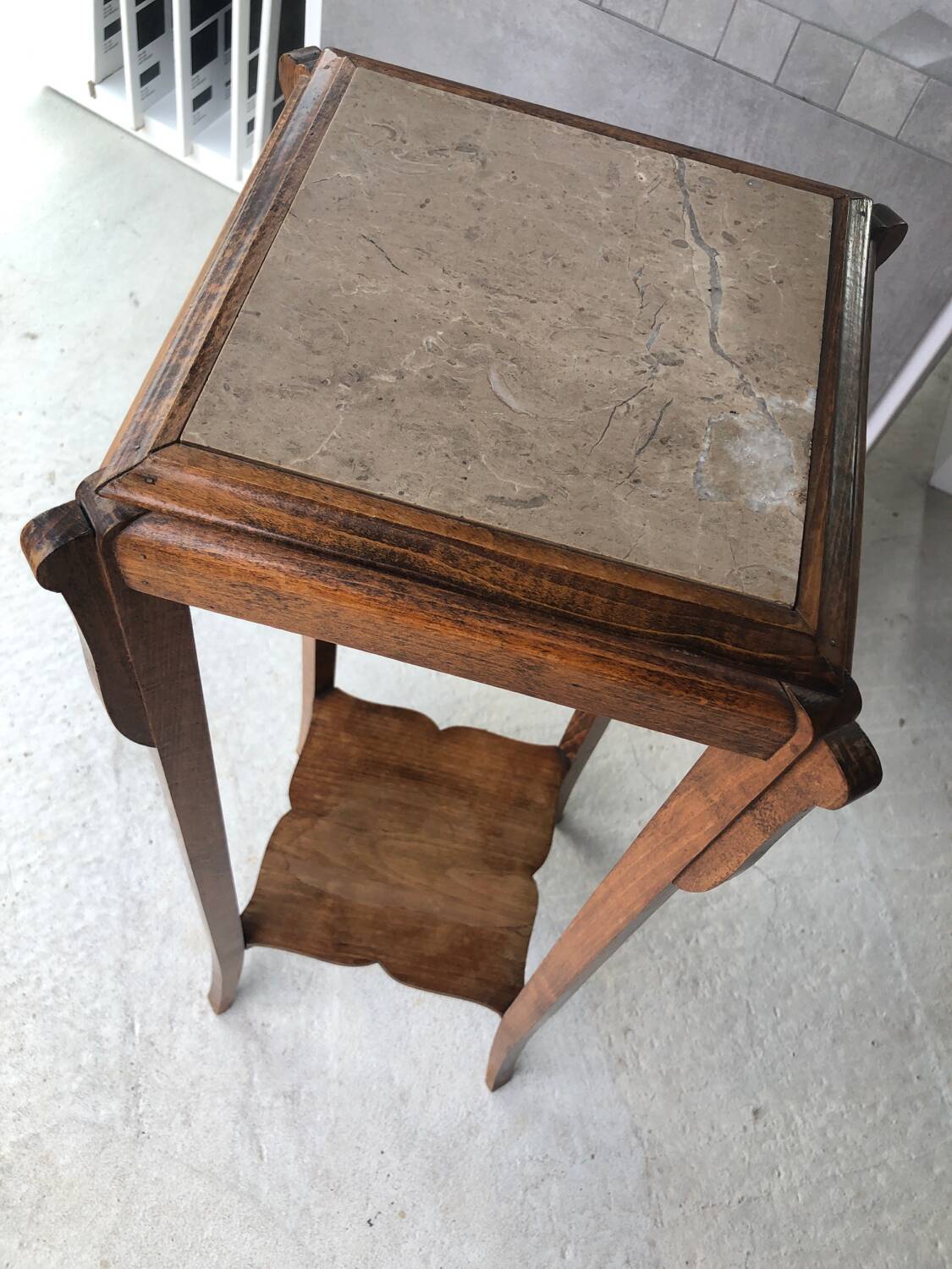 Vintage wooden stand / plant holder