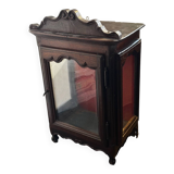 Antique display cabinet in carved wood – Louis XV style – 19th century