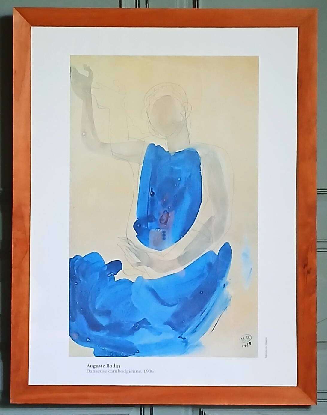 "Danseuse cambodgienne 1906" Auguste Rodin, édition du désastre, Paris 1993