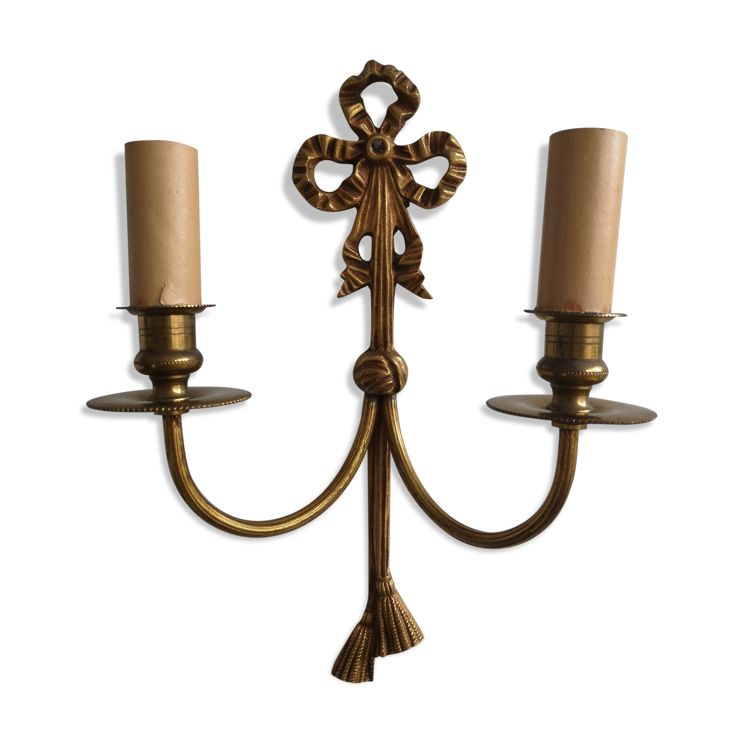 Wall apply in gilded brass