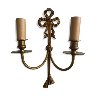 Wall apply in gilded brass