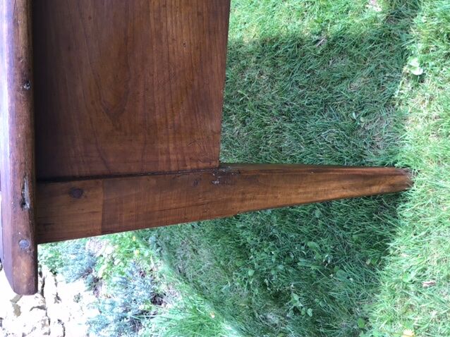 Solid wooden farm table mid-20th century