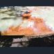 Coffee table in marble and brass
