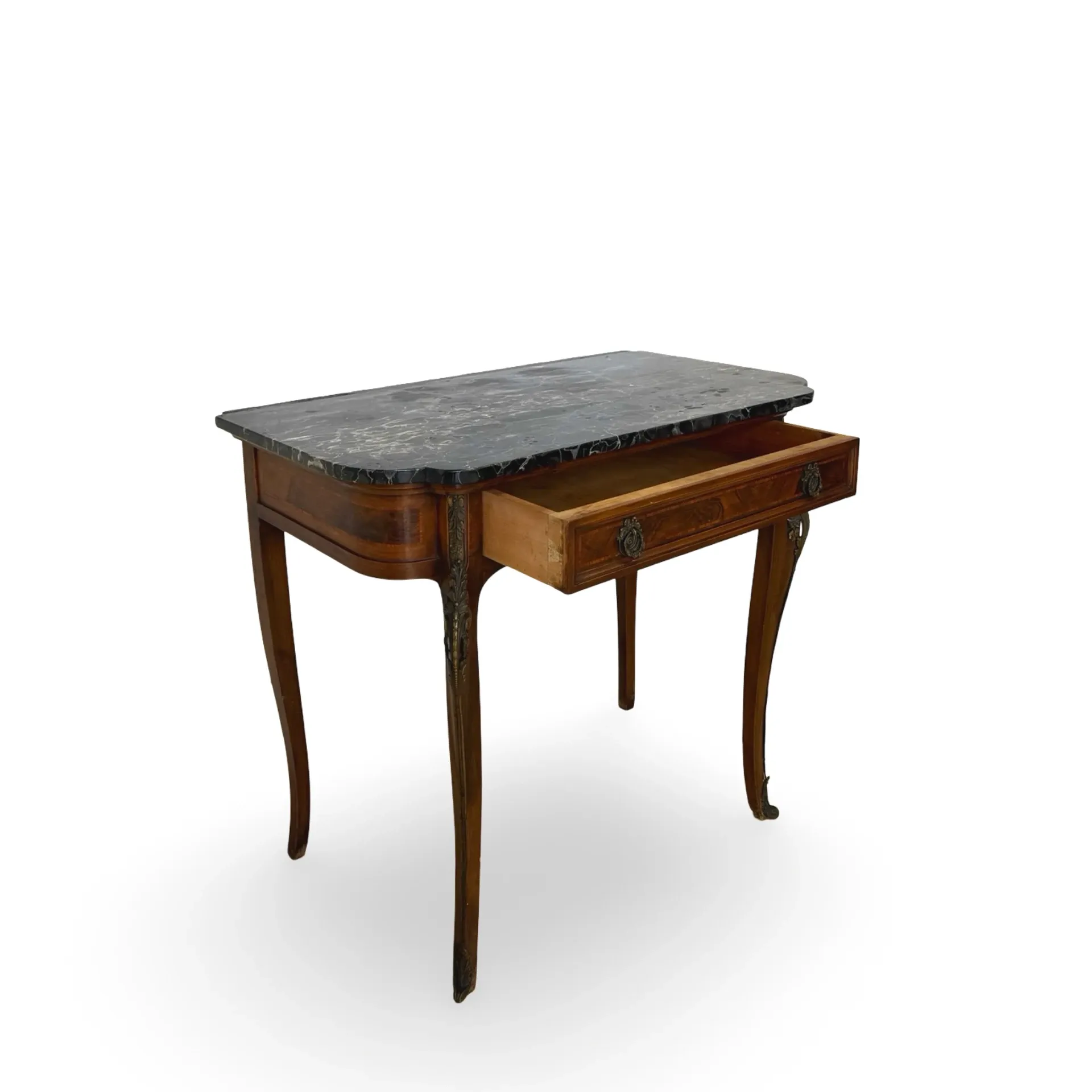 Console Table with Marble Top – 19th Century