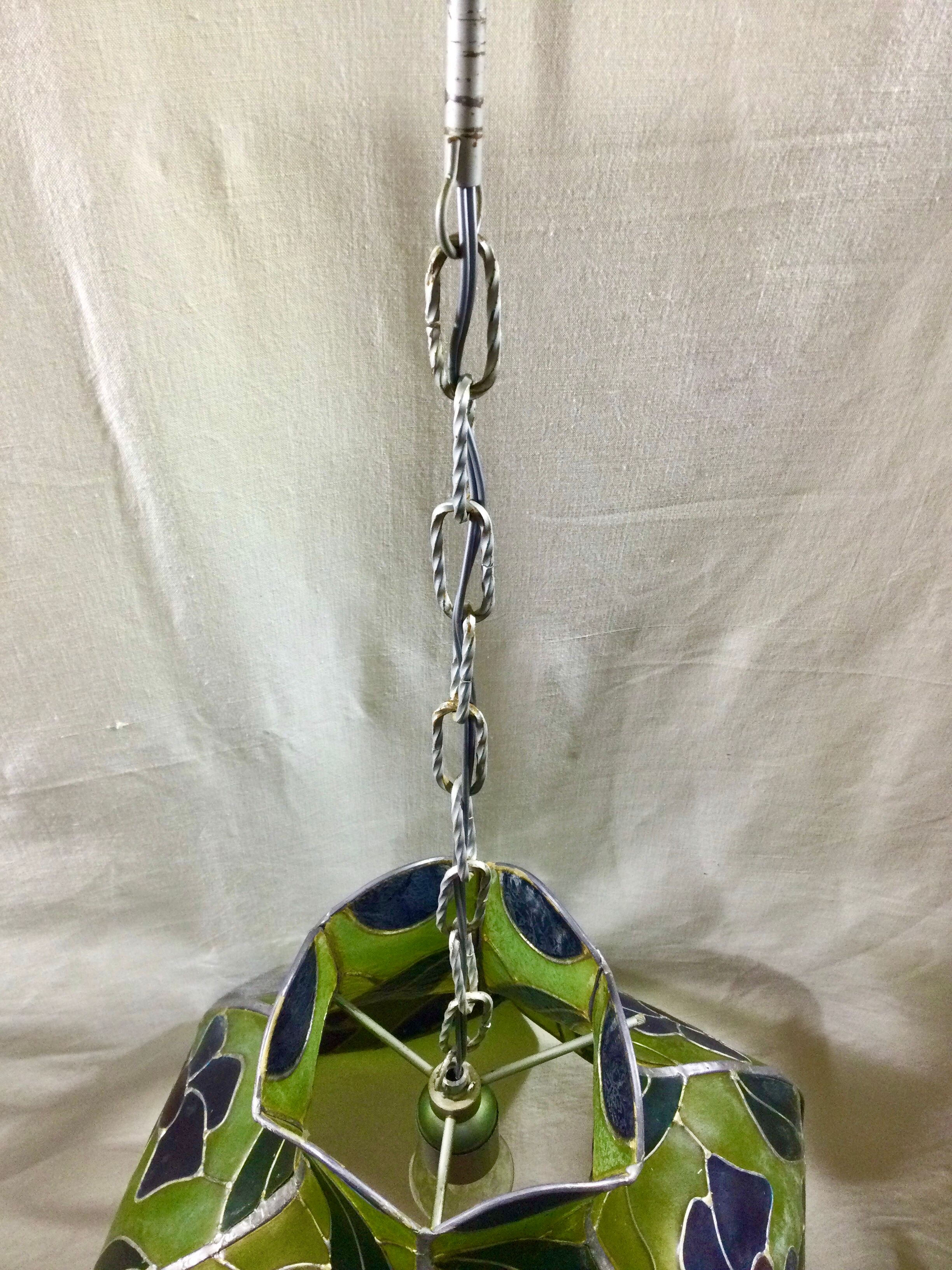 Art nouveau style chandelier