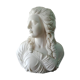 Marble bust of a woman, 20th century