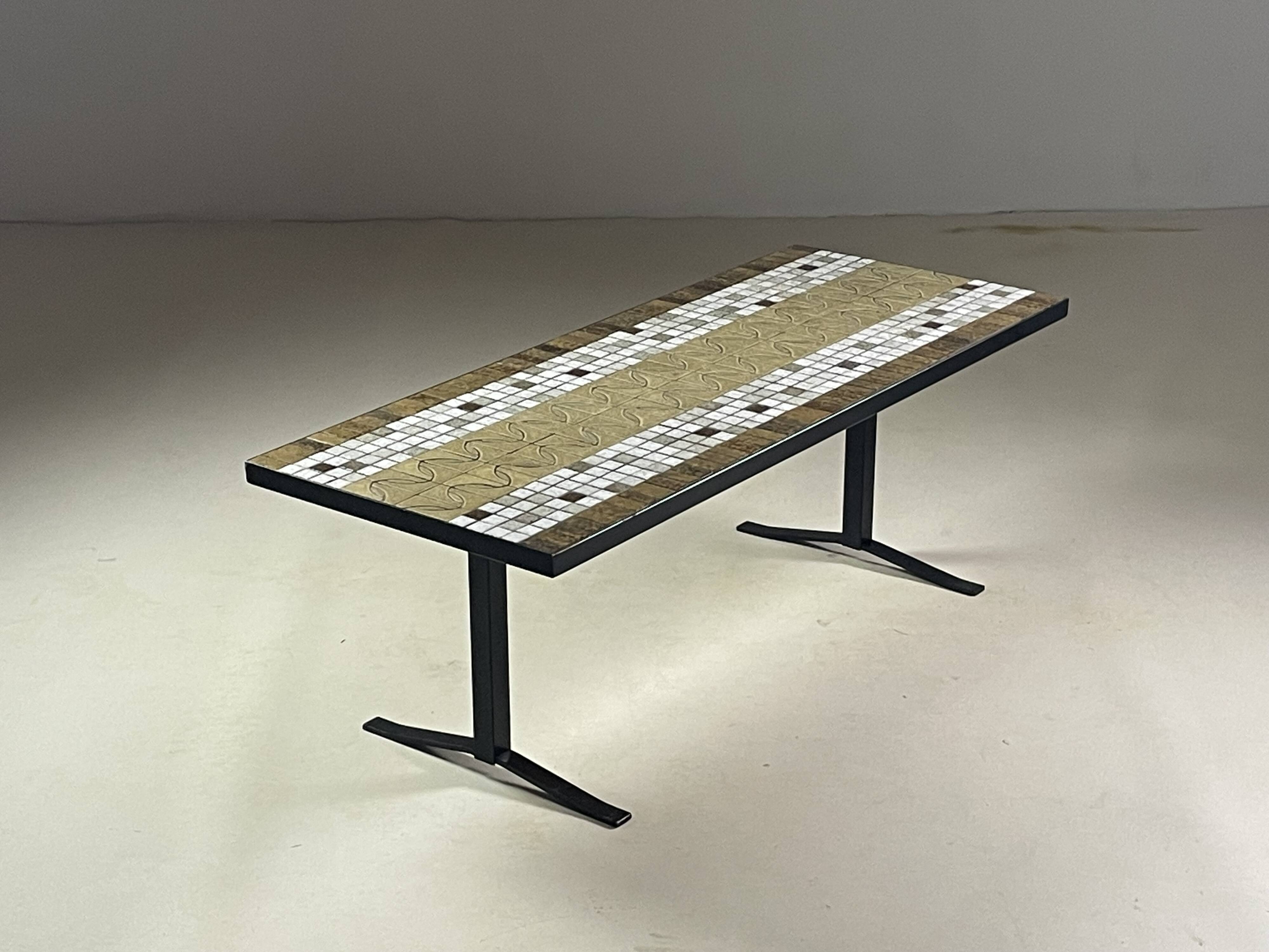 Vintage ceramic coffee table