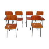 Set of 6 chairs Obo Eromes model F6