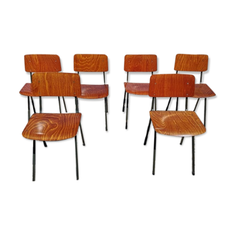 Set of 6 chairs Obo Eromes model F6