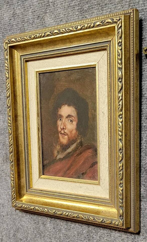 Painting oil on panel 18th century