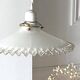 Suspension in white opaline